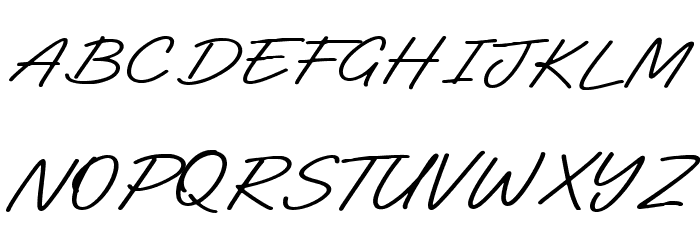 Pinklatte Font UPPERCASE