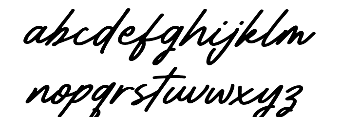 Pinklatte Font Litere mici