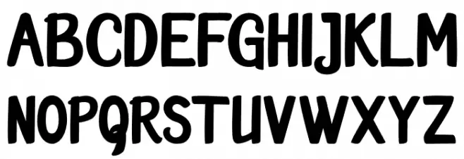 Pinklineryh Font UPPERCASE