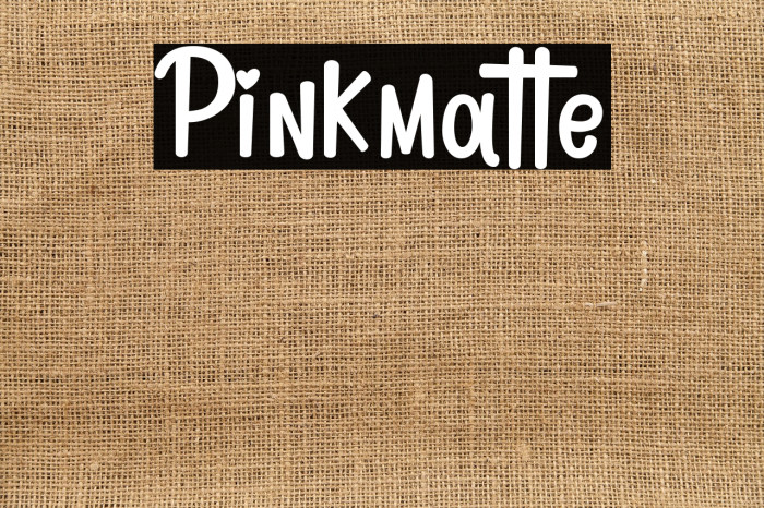 Pinkmatte Example 3