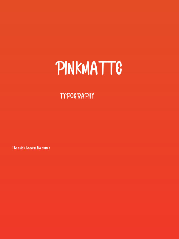 Pinkmatte Poster