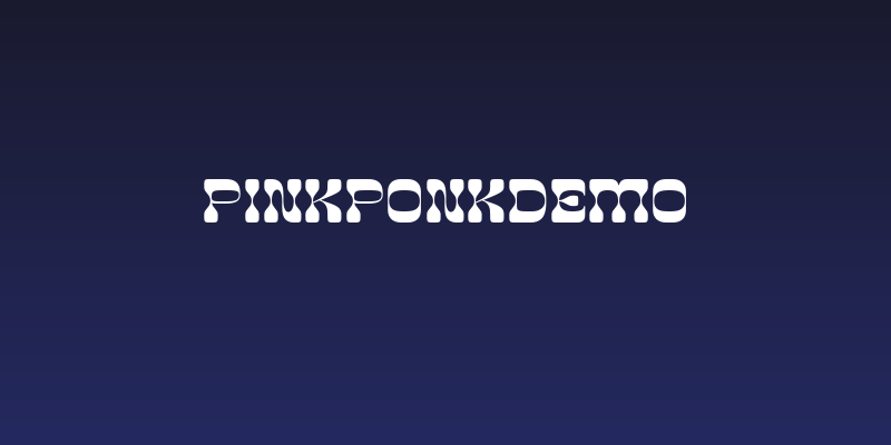 PinkponkDemo Social Header