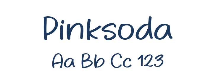 Pinksoda Font Preview