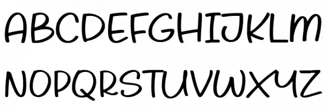 Pinksoda Font Litere mari