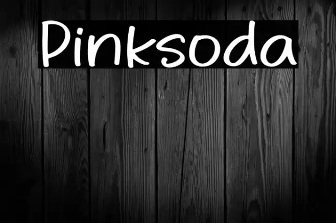 Pinksoda Font examples
