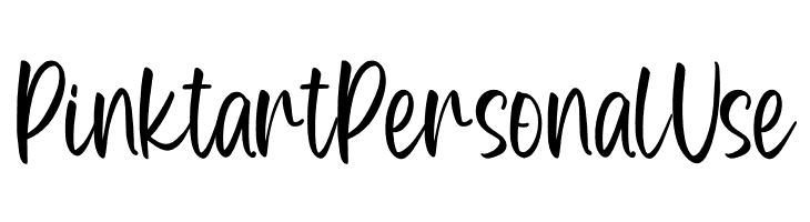 Pinktart Personal Use  font caratteri gratis