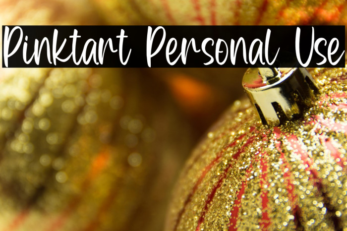 Pinktart Personal Use Example 3