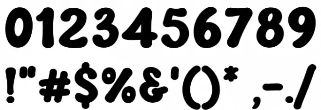 Pinky Blues Font OTHER CHARS