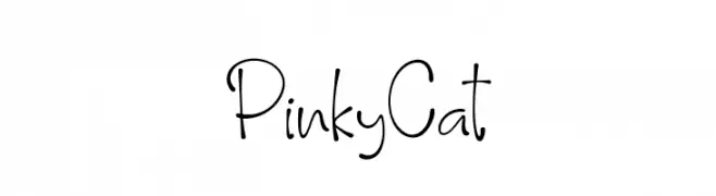 Pinky Cat  Fuentes Gratis Descargar