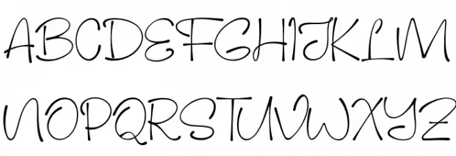 Pinky Cat Schriftart Groß