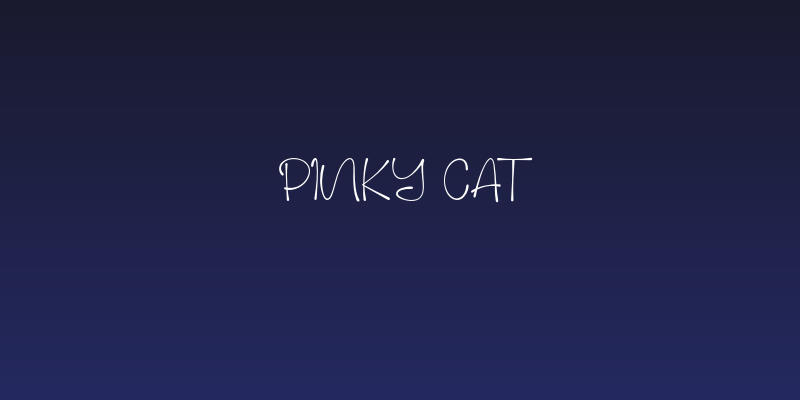 Pinky Cat Social Header