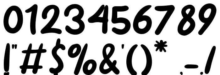 Pinky Cupid Font OTHER CHARS
