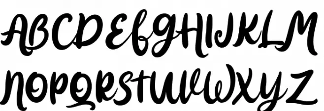 Pinky Cupid Schriftart Groß