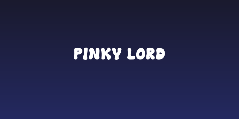 Pinky Lord Social Header