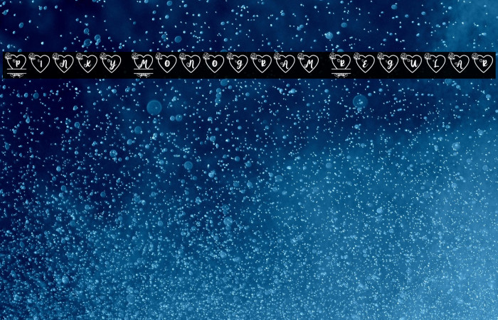 Pinky Monogram Regular Example 3