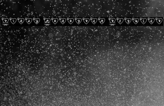 Pinky Monogram Regular Font examples