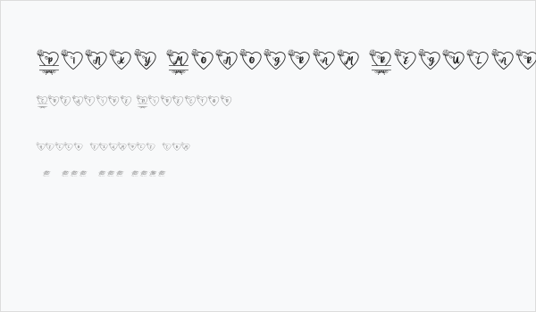 Pinky Monogram Regular Business Card