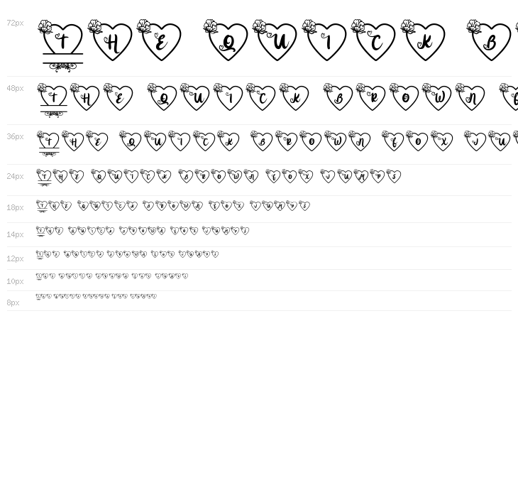 Pinky Monogram Regular Waterfall