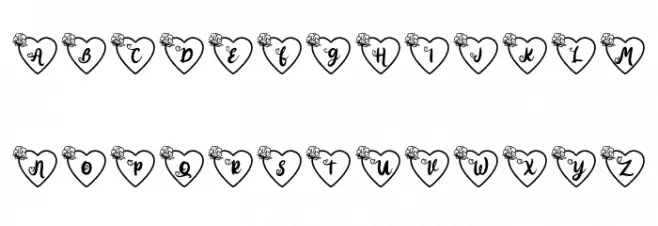 Pinky Monogram Regular 字体 小写