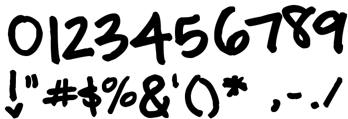 Pinky Promise Font OTHER CHARS