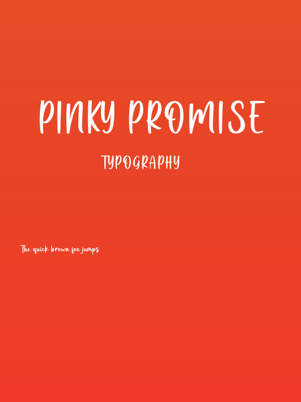 Pinky Promise Poster