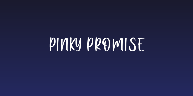 Pinky Promise Social Header