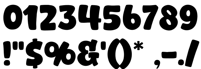 Pinky Show Font OTHER CHARS