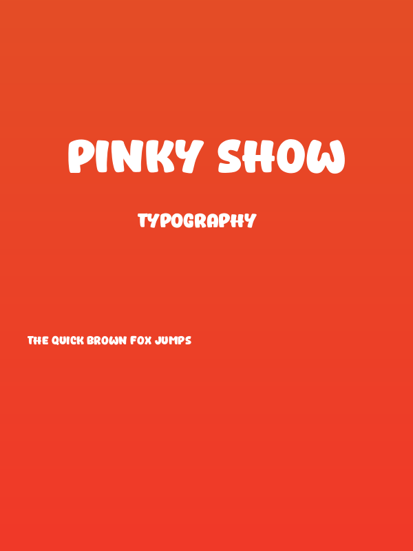 Pinky Show Poster