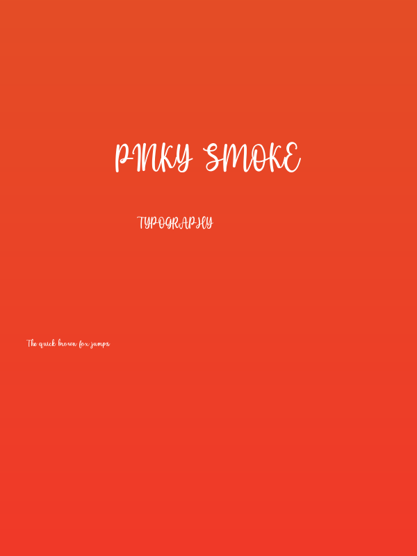 Pinky Smoke Poster
