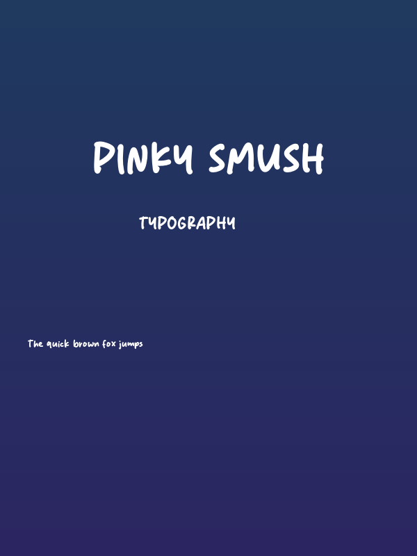Pinky Smush Poster