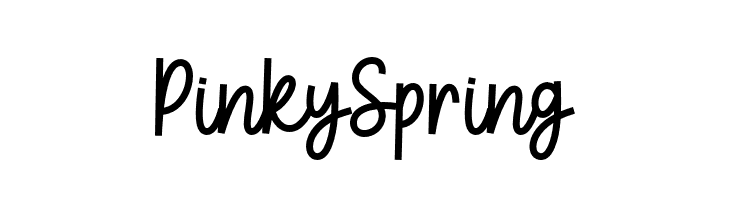 Pinky Spring  Скачать бесплатные шрифты