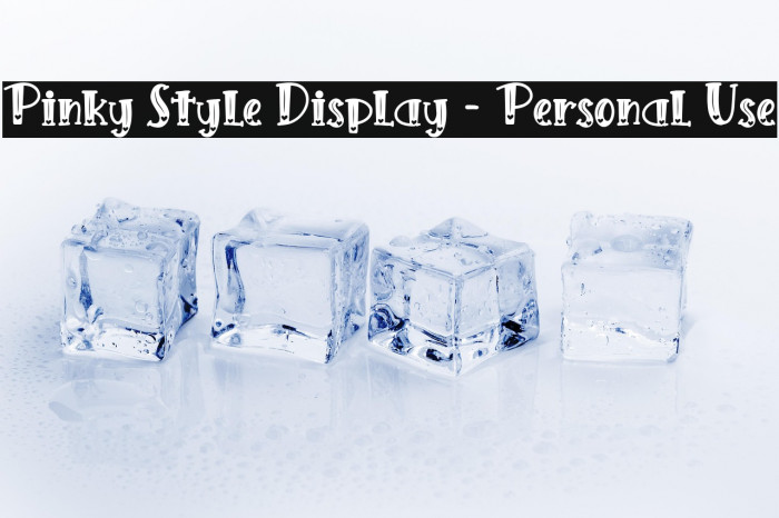 Pinky Style Display - Personal Use Example 2