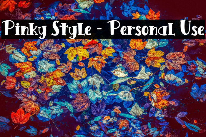 Pinky Style - Personal Use Example 1