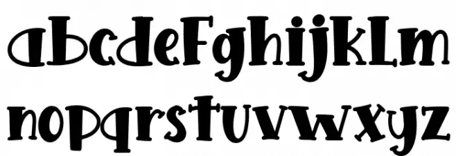 Pinky Style - Personal Use Schriftart Kleinbuchstaben
