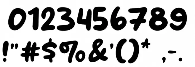 Pinky Style Font OTHER CHARS