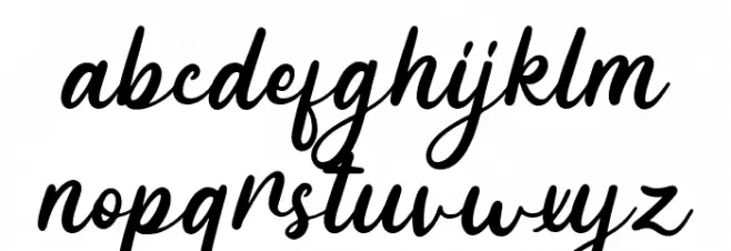 Pinky Sunday - Personal Use Font LOWERCASE