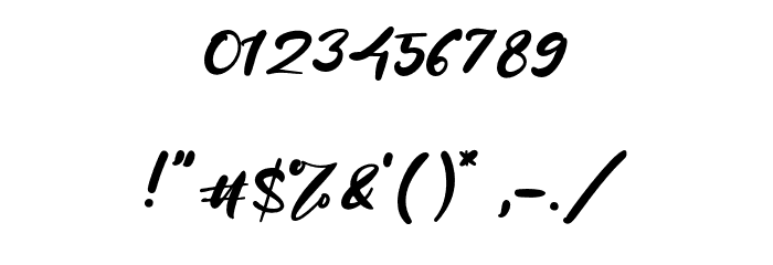PinkyPromise Font OTHER CHARS
