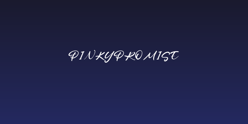 PinkyPromise Social Header