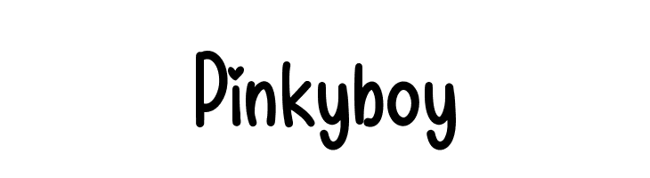 Pinkyboy  Скачать бесплатные шрифты