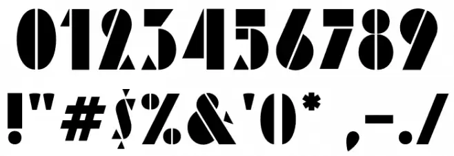 PinmoldDEMO Font OTHER CHARS