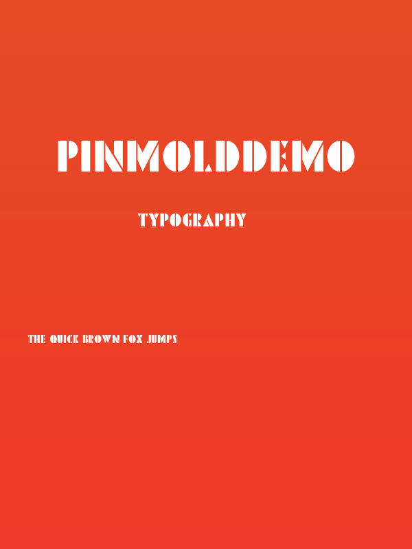 PinmoldDEMO Poster
