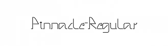 Pinnacle-Regular  Descarca Fonturi Gratis