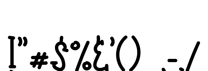 Pinnocio Font OTHER CHARS