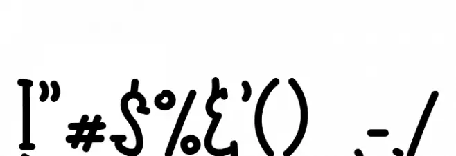 Pinnocio Font Alte caractere