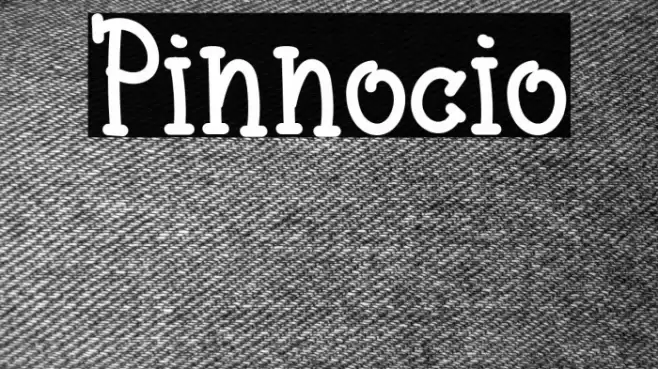 Pinnocio Font examples