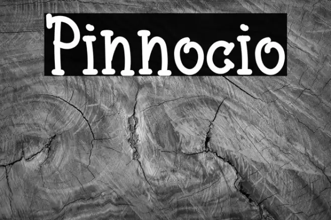 Pinnocio Font examples