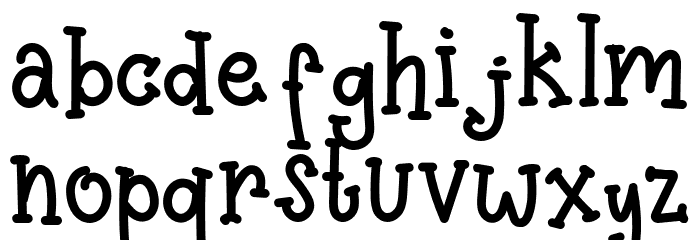 Pinnocio Font LOWERCASE