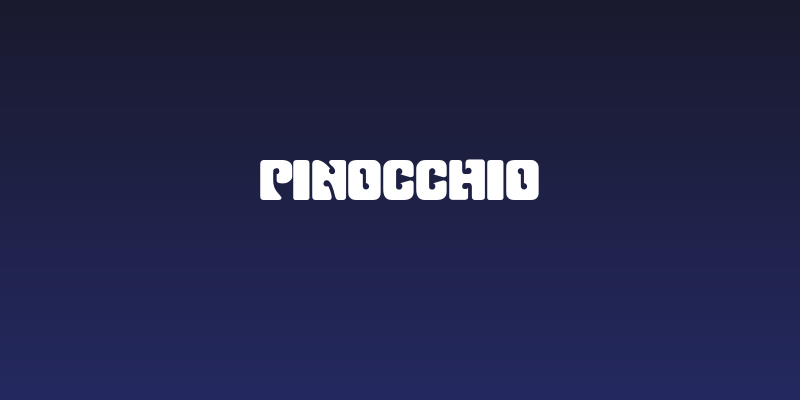 Pinocchio Social Header