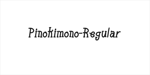 Pinokimono-Regular Logo