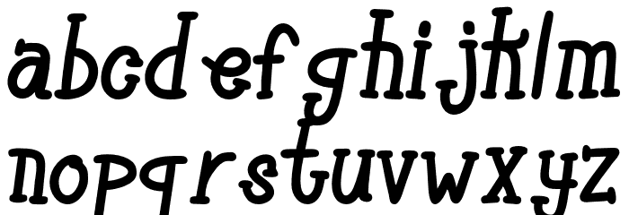 Pinokimono-Regular Font LOWERCASE